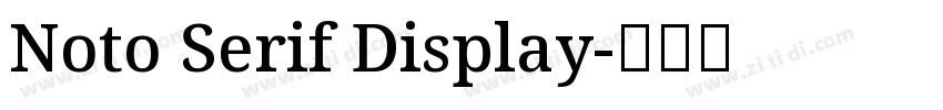 Noto Serif Display字体转换